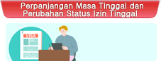 Perpanjangan Masa Tinggal dan Perubahan Status Izin Tinggal